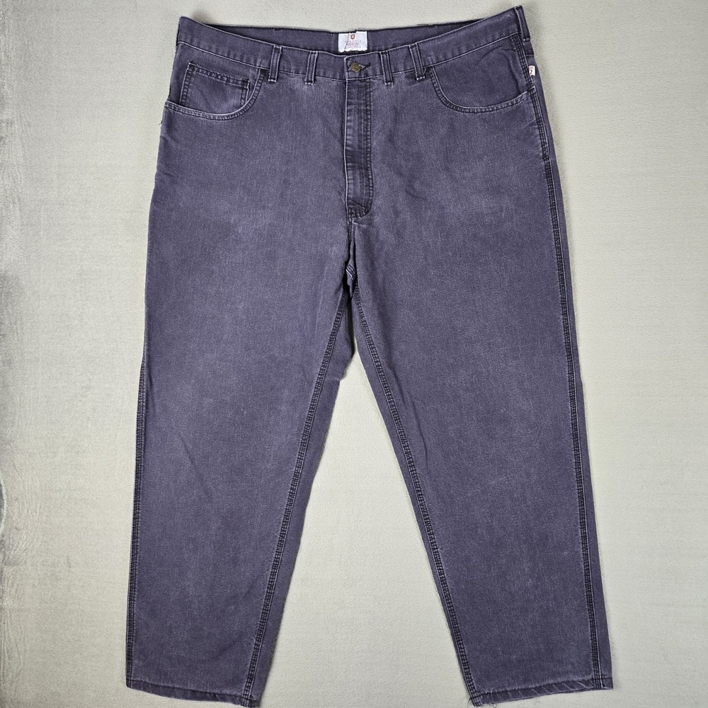 Tyndale FR Pants Mens 46X32 Purple Straight Leg Carpenter Relaxed Jeans